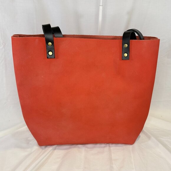 Portland Leather, Unicorn Color Sherbet (Brushed Leather), Medium Tote Bag BNNU - Picture 3 of 11